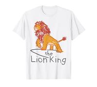 Disney El rey león Simba Doodle Camiseta