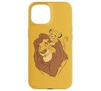 Disney El Rey León Simba y Mufasa Padre e Hijo Carcasa para iPhone 15