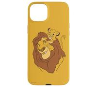Disney El Rey León Simba y Mufasa Padre e Hijo Carcasa para iPhone 15 Plus