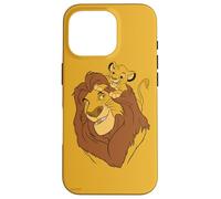Disney El Rey León Simba y Mufasa Padre e Hijo Carcasa para iPhone 16 Pro