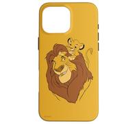 Disney El Rey León Simba y Mufasa Padre e Hijo Carcasa para iPhone 16 Pro Max