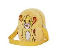 Disney El Rey León Sit-Bolso Bandolera Cuadrado Plush, Amarillo