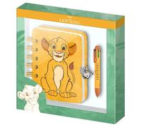 Disney el rey león sit-pack de diario plush + bolígrafo de 6 colores