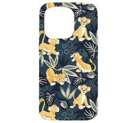 Disney El Rey León Young Simba Jungle Print Carcasa para iPhone 15 Pro