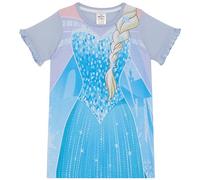 Disney Elsa o Anna La Reina de Las Nieves/Frozen Vestido de Noche de Manga Larga o Corta, Elsa Court, 6-7 Años: 122cm