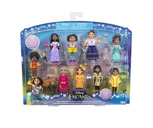 Disney Encanto Juego de Regalo Ultimate Madrigal, Incluye 10 Miembros de la Familia y 9 Piezas de Accesorios extraíbles para Mayor Juego, Ideal para Mayores de 3 años