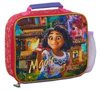 Disney Encanto - Lonchera con soporte para botellas para niñas, lonchera con aislamiento térmico