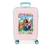 Disney Encanto Maleta de Cabina Rosa 38x55x20 cms Rígida ABS Cierre de combinación Lateral 34L 2 kgs 4 Ruedas Dobles Equipaje de Mano