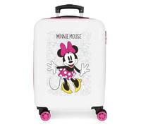 Disney Enjoy The Day maleta infantil Minnie Mouse, Equipaje infantil, Fabricada en ABS,Rosa, 55 cm, 34L, Cierre de combinación lateral, De Joumma Bags