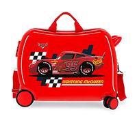 Disney Cars Lightning Mcqueen Maleta Infantil Rojo 50x38x20 cms Rígida ABS Cierre combinación 34L 2,1Kgs 4 Ruedas Equipaje de Mano