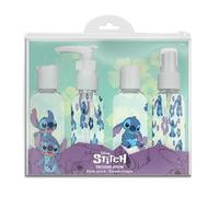 Disney Stitch - Kit Goobeleterie - Tintes de viaje vacíos - 4pcs - Viaje ideal al avión - 100 ml