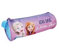 Disney Estuche Frozen Cool Days Warm Hugs para la escuela Tombolino redondo 22 x 9 cm cierre de cremallera