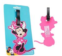Disney Etiquetas para Maletas - Etiqueta de Identificación de Equipaje para Viajes Accesorios (Rosa Minnie)