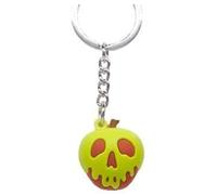 Disney Evil Quenn Iconic Poison Apple - Llavero con bola de goma, diseño de Blancanieves oficial, redondo de 3/4 pulgadas, Verde, 3 cm