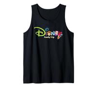Disney Family Trip The Muppets Script Logo Vacation Camiseta sin Mangas