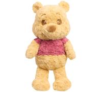 Disney Feeling Rosy - Pooh de peluche grande | Juguete de peluche texturizado ultrasuave de 16 pulgadas de alto, relleno de calcetines navideños, regalos