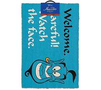 Disney Felpudo de Fibra de Coco-Le Génie Aladdin, Multicolor, 40 x 60 x 1,5 cm