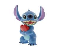 Disney, figura de stitch con un corazón de «lilo and stitch», enesc