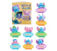 Disney Figuras Stitch Attachmeez Coleccionable de 5 cm, Caja Sorpresa, se Sujeta a Tazas, Libros, Tablets y Más, Juguete para Fans, Coleccionistas y Niños a Partir de 3 Años, de Just Play