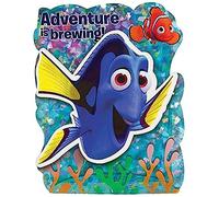 ©Disney Finding Dory Jumbo Deluxe - Invitaciones de papel (8 x 6 pulgadas), multicolor, paquete de 8