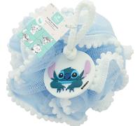 Disney - Flor de ducha para bebé y niño, textura ultra suave, respetuosa con la piel sensible, espuma abundante, ideal para rutina de higiene, accesorio de baño oficial Lilo & Stitch