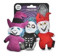 Disney for Pets Juguetes de peluche de Pesadilla antes de Navidad, juguete de peluche para gatos | Pesadilla antes de Navidad | Juguete oficial para gatos de Disney para mascotas
