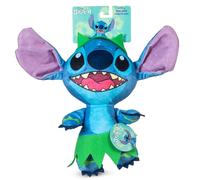 Disney for Pets Lilo and Stitch Bow Wow Luau - Juguete de peluche para perro, sonido chirriante y arrugado, lindo juguete para perros para fanáticos de Disney, 9 pulgadas