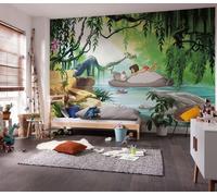Komar Papel pintado fotográfico Disney JUNGGLE Book Swimming with Baloo, tamaño: 368 x 254 cm (ancho x alto) | Papel pintado para niños, pared, habitación de los niños, decoración | 8-4106