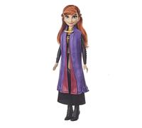 Disney Frozen 2 Anna Muñeca de Moda con Pelo Largo Rojo, Falda, Zapatos, Juguete