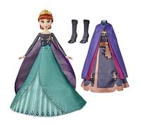 Disney Frozen 2 Anna's Queen Transformation - Muñeca de Moda con 2 Trajes y 2 Estilos de Cabello, Juguete Inspirado en Frozen 2 de Disney