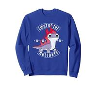 Disney Frozen 2 Bruni the Salamander Light Up the Holidays Sudadera, Unisex para adultos, Azul Real, S