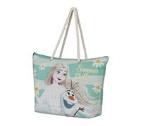 Disney Bolsa de playa Frozen 2 Chill Soleil Azul 52 x 37 cm