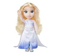 Disney Frozen 2, Elsa Muñeca Grande (35 CM) en su Espectacular Vestido del Épilogo, con Zapatos y Pendientes incluidos.