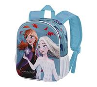 Disney Frozen 2 Enchanted-Mochila 3D Pequeña, Azul, 26 x 31 cm, Capacidad 8.5 L