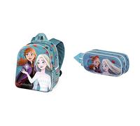 Disney Frozen 2 Enchanted Mochila Basic + Portatodo Doble 3D