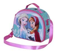 Disney Frozen 2 Family-Bolsa Portamerienda 3D, Azul, 26 x 20 cm