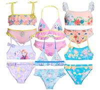 Disney Frozen 2 - Niña - Bañador de 2 piezas para playa y piscina - Producto original con licencia oficial, 1024 Rosa, 5-6 Years