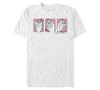 Disney Frozen 2 Samantha Organic Short Sleeve T-Shirt Camiseta, Blanco, XXL Unisex Adulto