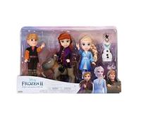 Disney Frozen 2 - Set de Regalo de 5 Figuras de 15 cm Articuladas - El Set Tiene un Total de 14 Piezas - Juguete para Niñas 3 Años +