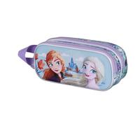Disney Frozen 2 Spring-Estuche Portatodo 3D Doble, Azul, 22 x 10 cm