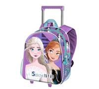 Disney Frozen 2 Truth-Mochila Basic con Carro, Lila, 31 x 48,5 cm, Capacidad 18,2 L