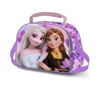 Disney Frozen 2 Violet-Bolsa Portamerienda 3D, Lila 26 x 20 cm