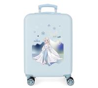 Disney Frozen Adventure of My Mind Maleta de Cabina Azul 34x55x20 cms Rígida ABS Cierre de combinación Lateral 32L 2,7 kgs 4 Ruedas Dobles 0