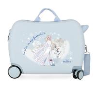 Disney Frozen Adventure of My Mind Maleta Infantil Azul 50x38x20 cms Rígida ABS Cierre de combinación Lateral 38L 3 kgs 4 Ruedas 0