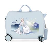 Disney Frozen Adventure Of My Mind Maleta Infantil Azul 50x38x20 cms Rígida ABS Cierre de combinación lateral 38L 3 kgs 4 Ruedas 0