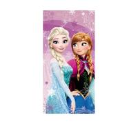 Disney Frozen Anna Elsa - Toalla de playa ultra suave 100% algodón, tamaño grande, 70 x 140 cm, para natación, ducha y piscina