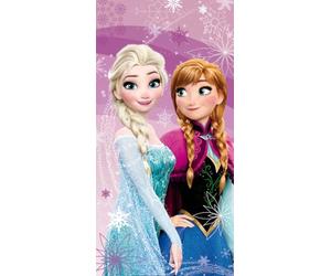 Disney Frozen Anna Elsa - Toalla de playa ultra suave 100% algodón, tamaño grande, 70 x 140 cm, para natación, ducha y piscina
