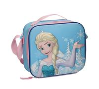 Disney Frozen Bolsa Térmica Infantil 3D EVA | Bolsa Porta Alimentos Isotérmica Reutilizable | Bolsa de Almuerzo Escolar Portátil | Bolsa Ligera para Colegio, Viajes y Picnic