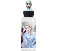 Disney Frozen Borraccia Original 3D De Plástico Para Niños Con Tapa