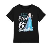 Disney Frozen Bright Like Elsa 6Th Birthday Girls T Shirt, 9-11 A